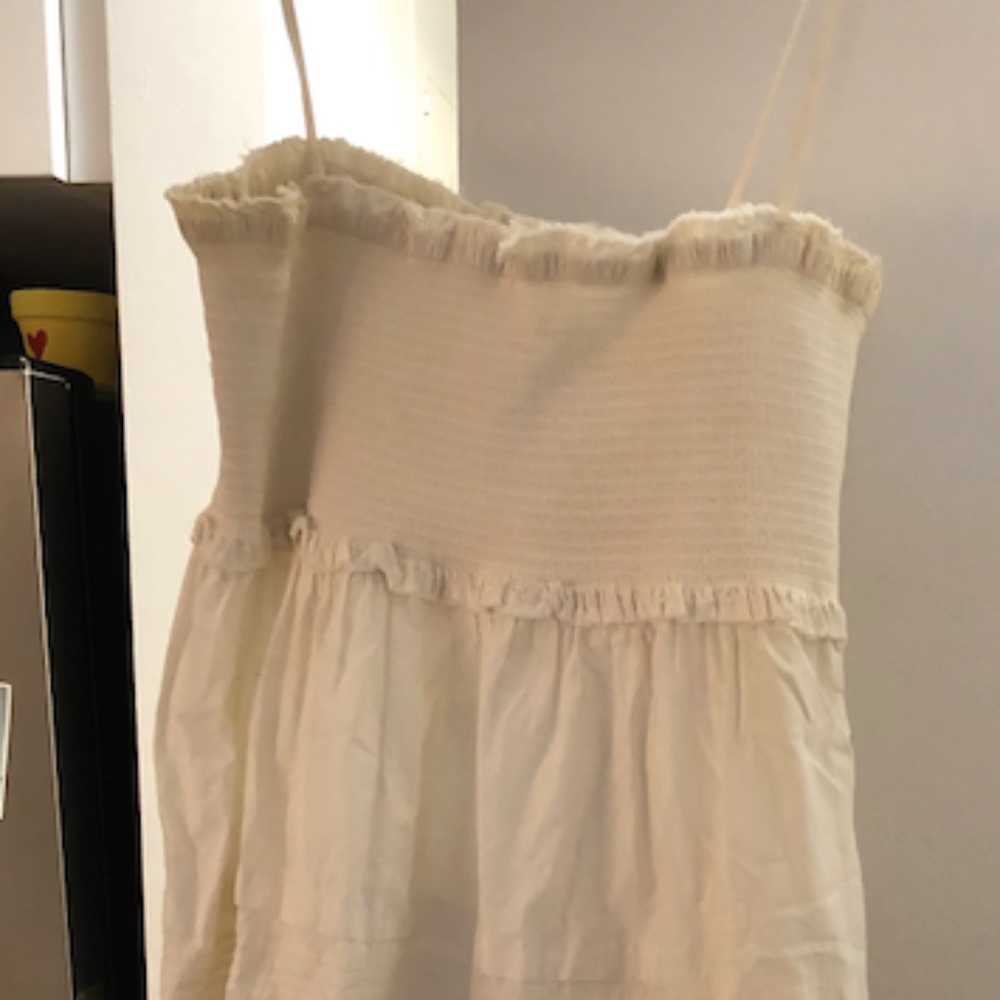 White smock All Saints cotton dress